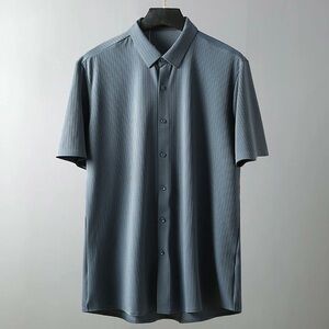 Men's Blue Striped Shirt